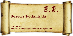 Bezegh Rodelinda névjegykártya